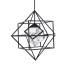 Schonbek Beyond Heracles 28" Wide LED Crystal Pendant Black