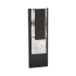 Schonbek Beyond Vail 18" Tall LED Wall Sconce with Clear Optic Haze Crystal Black