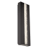 Schonbek Beyond Cascade 24" Tall LED Wall Sconce with Clear Optic Crystal Black