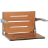 Seachrome Silhouette 16" Wide Wall Mounted Shower Seat Almond