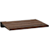 Seachrome SlimLine 18-1/8" Wide Wall Mounted Thermacor Ash Wood Shower Seat Thermacor Wood / Matte Black