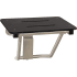 Seachrome Signature 22" Wall Mounted Phenolic Folding Shower Seat Matte Black
