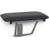 Seachrome Signature 24" Wall Mounted Folding Shower Seat with Padded Cushion Black