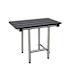 Seachrome Signature 28" x 15" ADA Bariatric Folding Wall Mount Bathroom Shower Seat Bench with Legs, Slatted Phenolic Seat Black