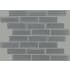 Shaw Geoscape - 13" x 14" Rectangle Brick Mosaic Wall Tile - Tile Visual - Sold by Sheet (1.16 SF/Sheet) Dark Gray