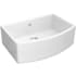 Shaws Waterside 29-7/8" Farmhouse Single Basin Fireclay Kitchen Sink White