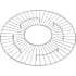 Shaws Allia 13-7/16" L x 13-7/16" W Stainless Steel Basin Rack Stainless Steel