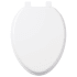 Signature Hardware Traditional Elongated Closed-Front Toilet Seat And Lid with Soft Close White
