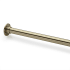 Signature Hardware 72" Straight Brass Shower Rod Antique Brass