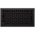 Signature Hardware Appert Steel Wall Register - 6" x 10" Black