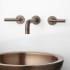 Signature Hardware Triton 1.2 GPM Wall Mounted Widespread Bathroom Faucet - Lever Handles Oil Rubbed Bronze