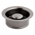 Signature Hardware 3 1/2" Stainless Steel, Kitchen Garbage Disposal Flange and Stopper Gunmetal Black