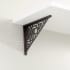 Signature Hardware Hendrox 7-3/8" Brass Shelf Bracket Oil Rubbed Bronze