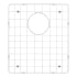 Signature Hardware Totten 12-3/8" L x 14-1/2" W Stainless Steel Basin Rack N/A