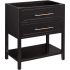 Signature Hardware Robertson 30" Freestanding Mahogany Single Basin Vanity Cabinet - Cabinet Only - Less Vanity Top Black