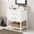 Signature Hardware Robertson 30" Freestanding Mahogany Single Basin Vanity Set with Cabinet, Vanity Top, and Rectangular Undermount Sink - No Faucet Holes Bright White / Arctic White Quartz