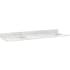 Signature Hardware 73" Marble Vanity Top with Backsplash Carrara Marble