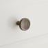 Signature Hardware Lars 1 Inch Diameter Mushroom Cabinet Knob Antique Brass
