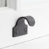 Signature Hardware Window Sash Hook - Brass Matte Black