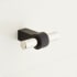 Signature Hardware Twain 2 Inch Bar Cabinet Knob Black / Polished Nickel