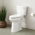 Signature Hardware Bradenton 1.28 GPF Two Piece Elongated Chair Height Toilet 12" Rough-In and Right Hand Lever - Less Seat White