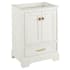 Signature Hardware Quen 24" Freestanding Single Basin Vanity Cabinet - Cabinet Only - Less Vanity Top White