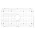 Signature Hardware 27-3/8" L x 15-3/4" W Stainless Steel Basin Rack Stainless Steel