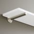 Signature Hardware Wellston 8-3/8" Brass Shelf Bracket Polished Nickel