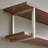 Signature Hardware Fenmore 8-1/4" Brass Shelf Bracket Brushed Nickel
