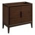 Signature Hardware Aliso 36" Freestanding Teak Single Basin Vanity - Cabinet Only - Less Vanity Top Java