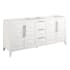 Signature Hardware Holmesdale 72" Freestanding Mahogany Double Basin Vanity Cabinet - Cabinet Only - Less Vanity Top Bright White