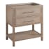 Signature Hardware Robertson 30" Freestanding Mahogany Single Basin Vanity Cabinet - Cabinet Only - Less Vanity Top Brushed White
