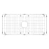 Signature Hardware Rowena 33-1/4" L x 15-1/4" W Stainless Steel Basin Rack Stainless Steel