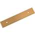 Signature Hardware 3-3/4 Inch Center to Center Cabinet Pull Backplate Brushed Gold