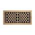 Signature Hardware Antique 8" x 10" Brass Wall Register (11-9/16" x 9-7/16" Overall) Antique Brass