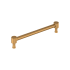 Signature Hardware Orwell 7-9/16 Inch Center to Center Handle Cabinet Pull Brushed Gold