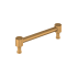 Signature Hardware Orwell 5-1/16 Inch Center to Center Handle Cabinet Pull Brushed Gold