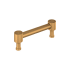 Signature Hardware Orwell 3-3/4 Inch Center to Center Handle Cabinet Pull Brushed Gold