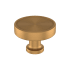 Signature Hardware Orwell 1-3/4 Inch Mushroom Cabinet Knob Brushed Gold