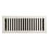 Signature Hardware Modern Steel Floor/Wall Register - 4" x 10" Brushed Nickel