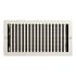 Signature Hardware Modern Steel Oversized Wall Register - 6" x 10" Brushed Nickel