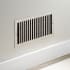 Signature Hardware Modern Steel Oversized Wall Register - 6" x 12" Brushed Nickel