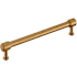 Signature Hardware Lazzara 7-9/16 Inch Center to Center Hammered Bar Cabinet Pull Brushed Gold