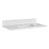 Signature Hardware 31" Marble Vanity Top with Backsplash Carrara Marble