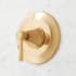 Signature Hardware Elita Pressure Balanced Valve Trim with Lever Handle - Accufit Rough-In Valve Included Brushed Gold