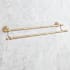 Signature Hardware Traditional 26-3/4" Towel Bar Aged Brass