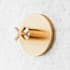Signature Hardware Vassor Thermostatic Valve Trim - 3/4" Rough-In Valve Included Brushed Gold