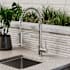 Signature Hardware Swinton 1.75 GPM Single Hole Pre-Rinse Kitchen Faucet Stainless Steel