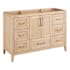 Signature Hardware Arrietty 48" Freestanding Bamboo Single Basin Vanity - Cabinet Only - Less Vanity Top Natural Bamboo
