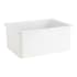 Signature Hardware Derin 24" Undermount or Drop-In Single Basin Fireclay Kitchen Sink White